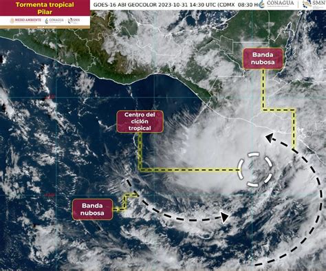 Trayectoria de la tormenta tropical Pilar: a dónde se dirige y qué países y estados amenaza